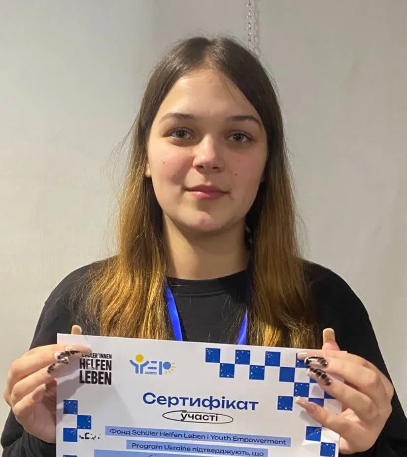 Богданова Євгенія здобула грант на реалізацію свого проєкту