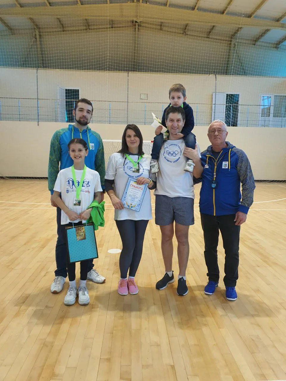 Сім’я Сивоконь – бронзові призери міських змагань