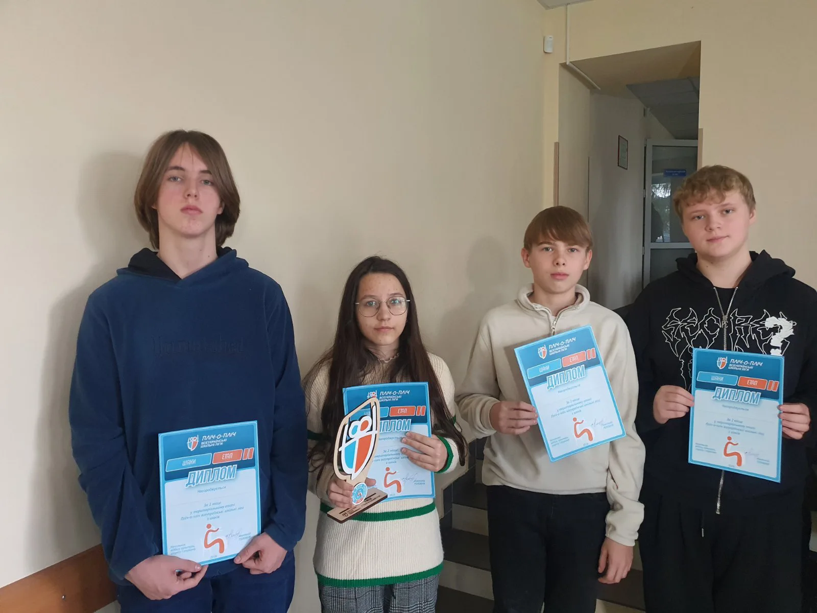 Друге місце “Пліч-о-пліч” з шахів