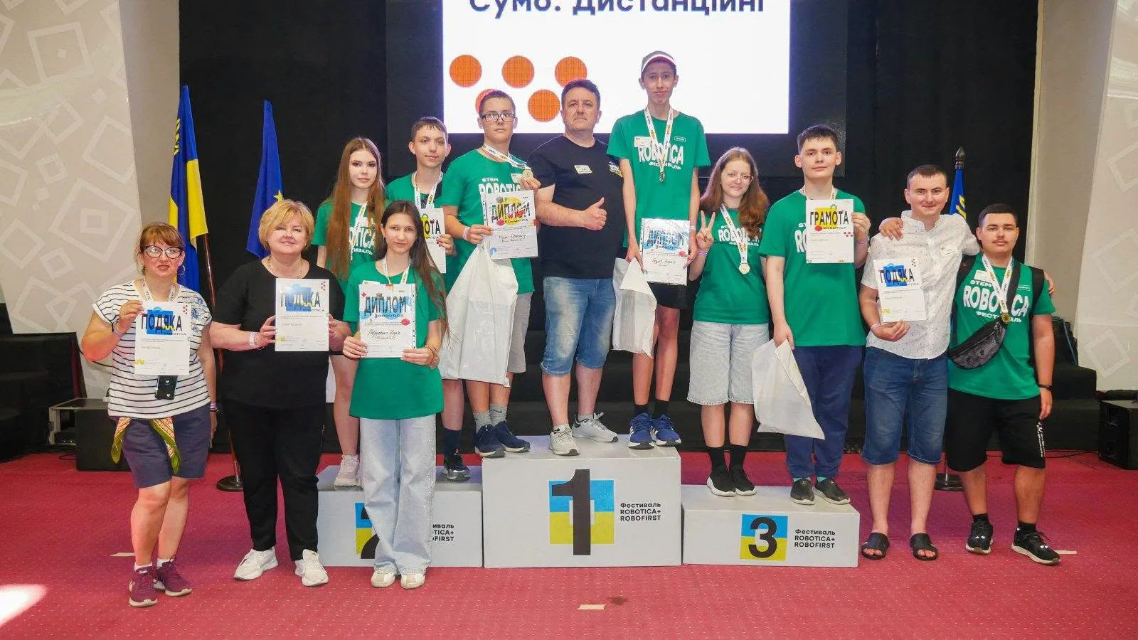 Шість перемог на Всеукраїнській олімпіаді з робототехніки